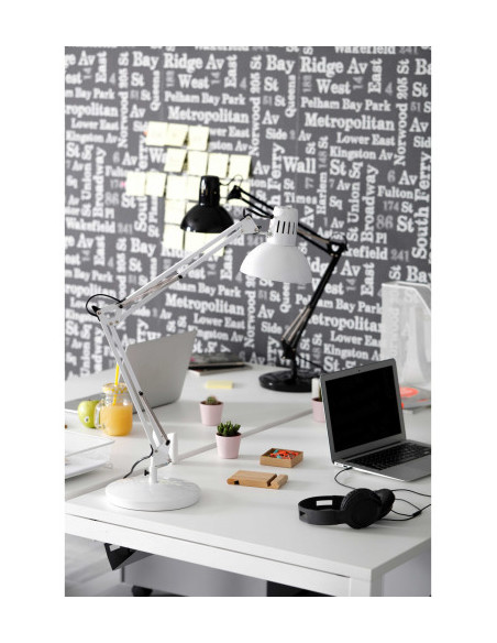LAMPARA ARTICULADA LED O FLUORESCENTE ALARCHI 20X43X39 CM NEGRO ARCHIVO 2000 ALARCHI NE