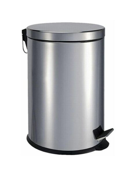 PAPELERA ACERO CON PEDAL 5L PULL IMPORT DP504