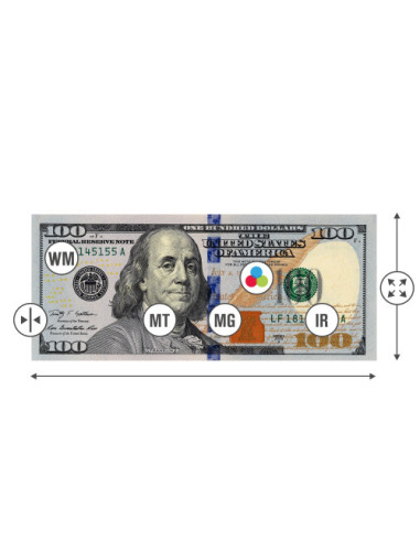 DETECTOR DE BILLETES FALSOS 185-S SAFESCAN...