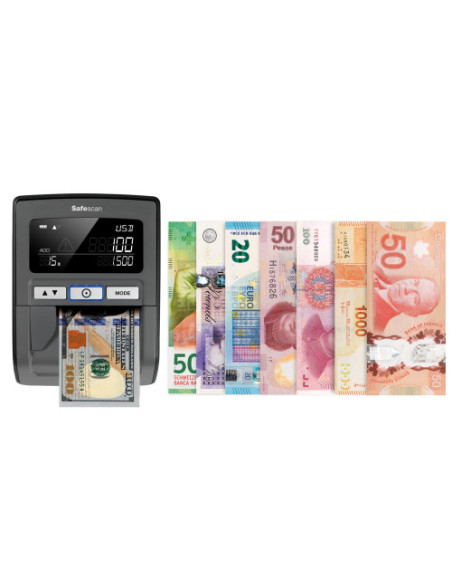 DETECTOR DE BILLETES FALSOS 185-S SAFESCAN 112-0575
