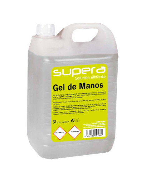 GEL DE MANOS 5 LITROS SUPERA JM080
