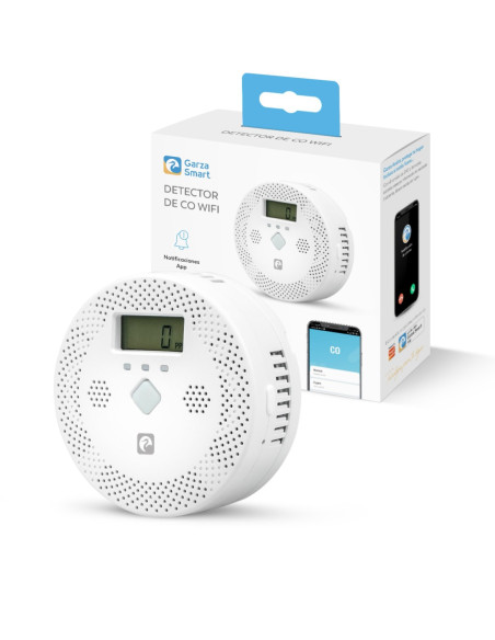 DETECTOR DE SEGURIDAD DE CO SMART WIFI GARZA 401348C