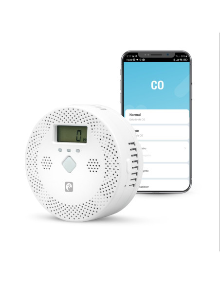 DETECTOR DE SEGURIDAD DE CO SMART WIFI GARZA 401348C