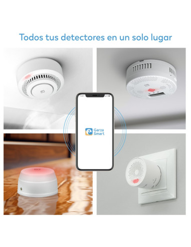 DETECTOR DE SEGURIDAD DE CO SMART WIFI GARZA...
