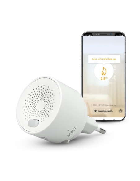 DETECTOR DE SEGURIDAD DE GAS SMART WIFI GARZA 401347C