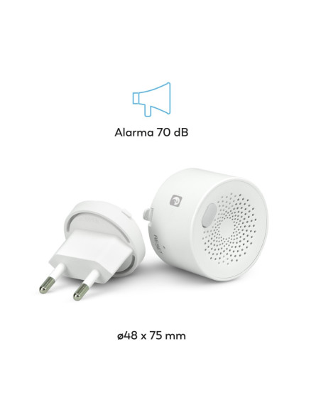 DETECTOR DE SEGURIDAD DE GAS SMART WIFI GARZA 401347C