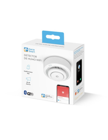 DETECTOR DE SEGURIDAD DE HUMOS SMART WIFI GARZA...