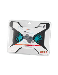 TRUST BASE REFRIGERACION PORTATIL XSTREAM BREEZE. HAST 16". 2 X VENTILADORES. USB. NEGRO (17805) 2