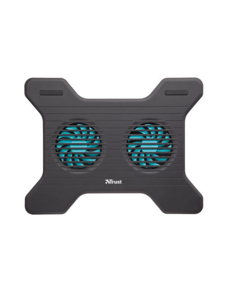 TRUST BASE REFRIGERACION PORTATIL XSTREAM BREEZE. HAST 16". 2 X VENTILADORES. USB. NEGRO (17805)