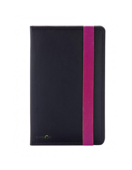 LYBOX FUNDA TABLET UNIVERSAL. 8". 6 POSICIONES. NEGRO-VIOLETA (LY015) LYBOX FUNDA TABLET UNIVERSAL. 8". 6 POSICIONES. NEGRO-VIOLETA (LY015)