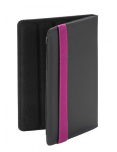 LYBOX FUNDA TABLET UNIVERSAL. 8". 6 POSICIONES. NEGRO-VIOLETA (LY015) 2
