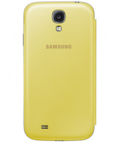 FUNDA SAMSUNG GALAXY S4 FLIP COVER VENTANA FRONTAL.SUSTITUYE TAPA TRASERA/AMARILLO/EF-CI950BYEGWW 2