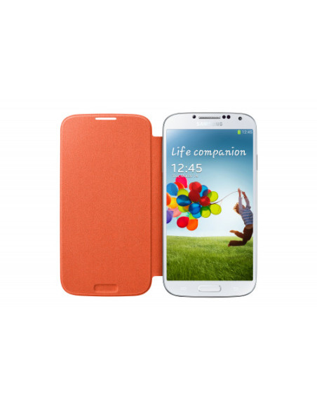 FUNDA SAMSUNG GALAXY S4/CON TAPA.SUSTITUYE TAPA TRASERA/NARANJA/EF-FI950BOEGWW