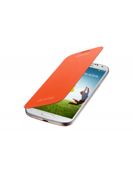 FUNDA SAMSUNG GALAXY S4/CON TAPA.SUSTITUYE TAPA TRASERA/NARANJA/EF-FI950BOEGWW