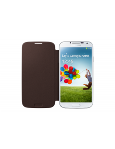 FUNDA SAMSUNG GALAXY S4/CON TAPA.SUSTITUYE TAPA TRASERA/MARRON/EF-FI950BAEGWW