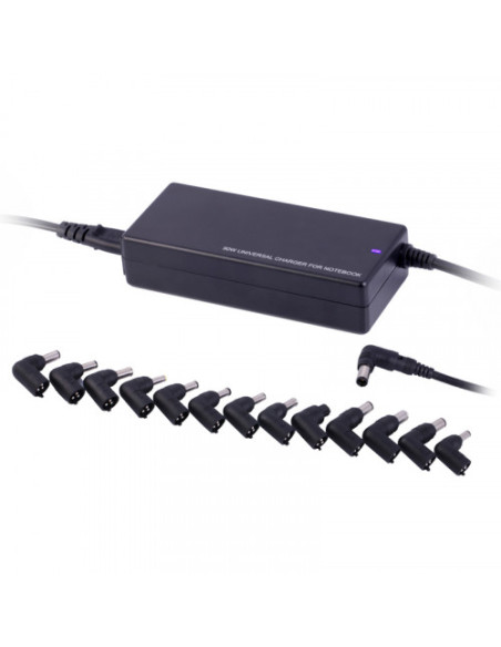 EWENT CARGADOR PORTATIL. 90W. AUTOMATICO. NEGRO (EW3966)