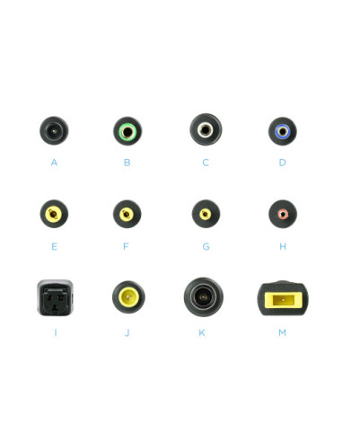 TOOQ CARGADOR UNIVERSAL MULTITENSION 100W PARA...