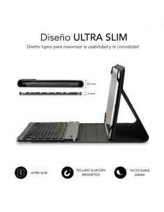 FUNDA CON TECLADO KEYTAB PRO BLUETOOTH 10 2