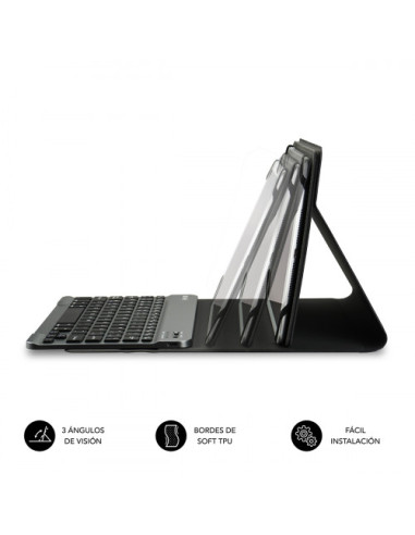FUNDA CON TECLADO KEYTAB PRO BLUETOOTH 10,1" BLACK