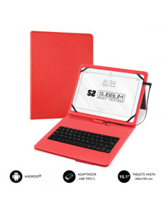 FUNDA CON TECLADO MICRO USB - USB C KEYTAB PRO USB 10