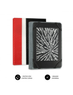 FUNDA LIBRO ELECTRONICO CLEVER EBOOK CASE 6" RED