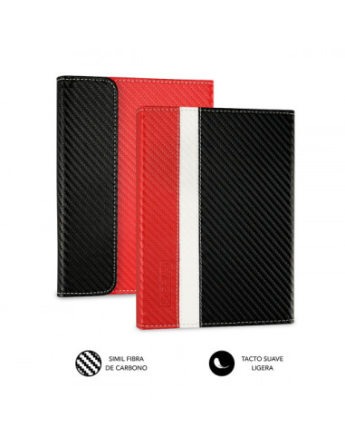 FUNDA LIBRO ELECTRONICO CLEVER EBOOK CASE 6" RED