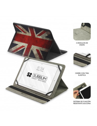 FUNDA TABLET UNIVERSAL TRENDY CASE ENGLAND 10.1