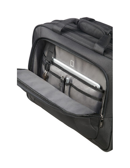 MALETÍN CON RUEDAS PARA PORTÁTIL DE 15,6" COMPARTIMENTO PARA ROPA 230X440X380 MM NEGRO AMERICAN TOURISTER SA33G006 NE