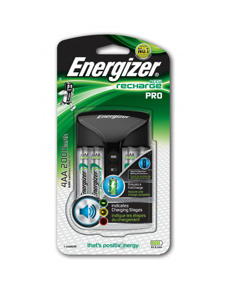 CARGADOR PRO-CHARGE + 4HR6 POTENCIA 2000 MAH TIPO AA-AAA ENERGIZER E300696601 CARGADOR PRO-CHARGE + 4HR6 POTENCIA 2000 MAH TIPO AA-AAA ENERGIZER E300696601