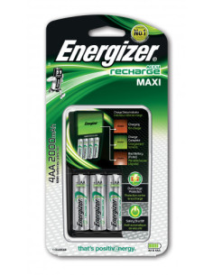 CARGADOR MAXI + 4HR6 POTENCIA 2000 MAH TIPO AA-AAA ENERGIZER E300321201