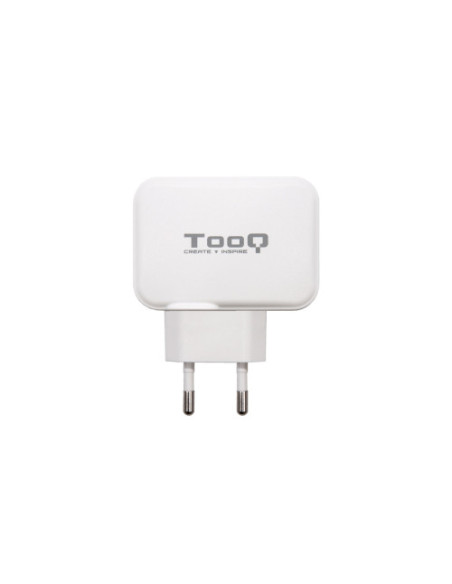 TOOQ CARGADOR DE PARED 1 x USB-C + 1 x USB-A. BLANCO (TQWC-2SC02WT)