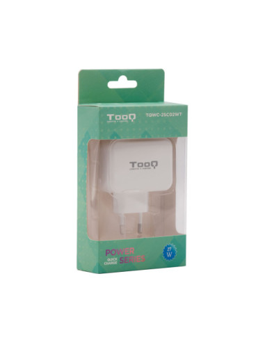 TOOQ CARGADOR DE PARED 1 x USB-C + 1 x USB-A....