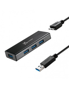 J5CREATE JUH340 MINI HUB USB 3.0 4 PUERTOS