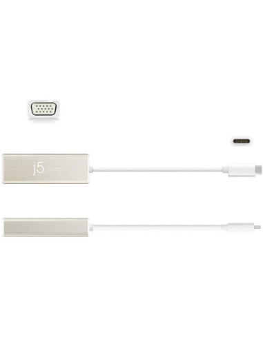 J5CREATE JCA111 USB TIPO-C A VGA (1080P)