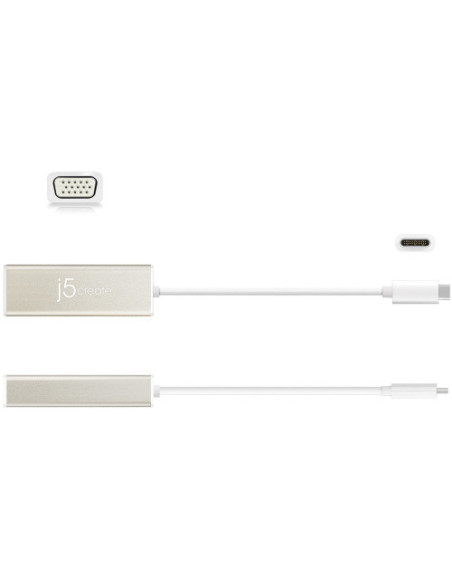 J5CREATE JCA111 USB TIPO-C A VGA (1080P)