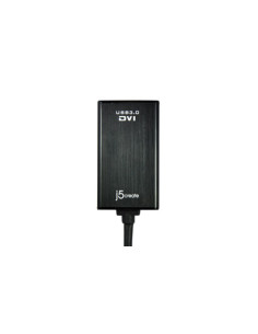 J5CREATE JUA370 MULTI-ADAPTADOR USB 3.0 A DVI/GIGABIT LAN/US 2