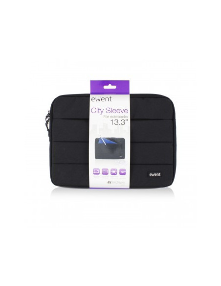 EWENT FUNDA PORTATIL CITY. 13.3”. NEGRO