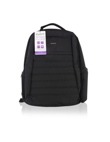 EWENT MOCHILA PORTATIL URBAN. 17.3"". NEGRO