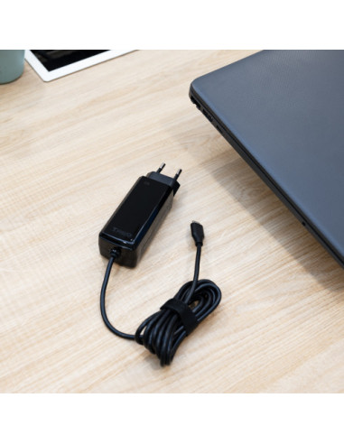 TOOQ CARGADOR PORTÁTIL GAN USB-C PD 45W, CÚBICO...