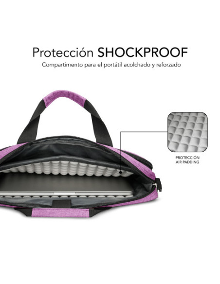 AIR PADDING LAPTOP BAG 15,6 PINK