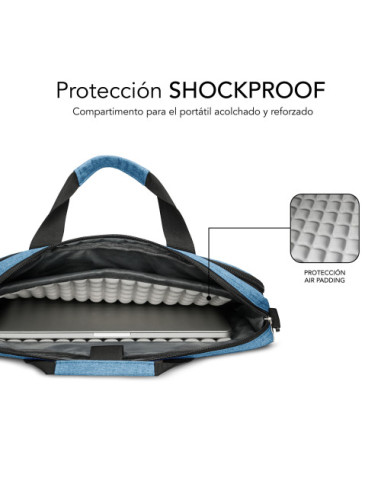 AIR PADDING LAPTOP BAG 15,6 BLUE