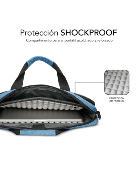AIR PADDING LAPTOP BAG 15,6 BLUE