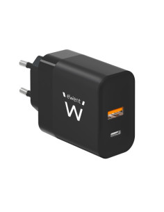 EWENT CARGADOR RAPIDO USB-A Y USB-C