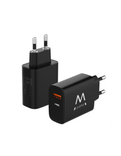 EWENT CARGADOR RAPIDO USB-A Y USB-C 2
