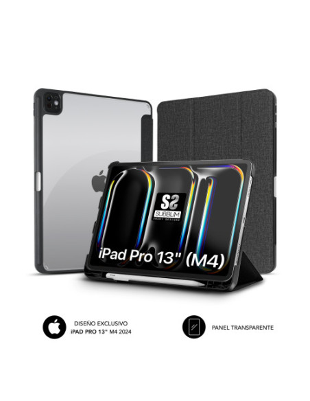 SUBBLIM CLEAR SHOCK CASE IPAD PRO 12.9 2024