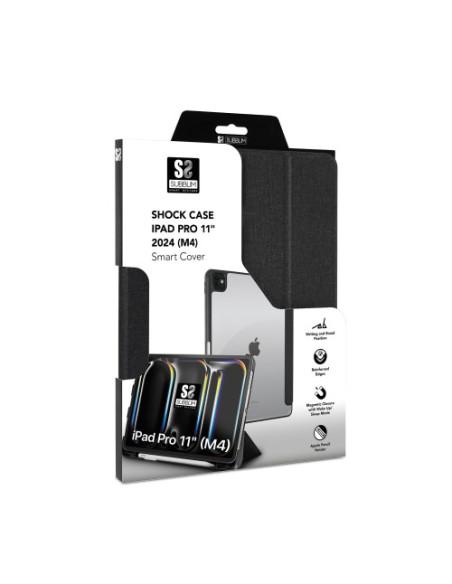 SUBBLIM  CLEAR SHOCK CASE IPAD PRO 11 2024