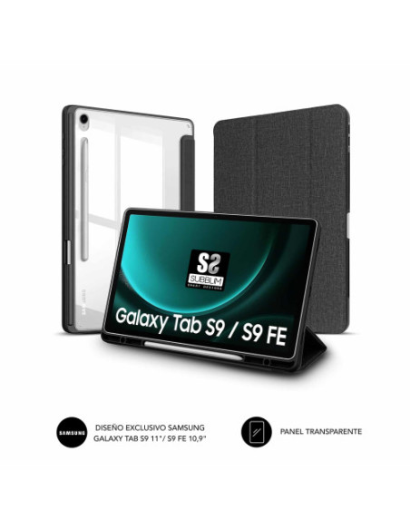 SUBBLIM CLEAR SHOCK CASE SAMSUNG S9 11"/S9 FE 10