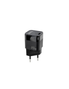 TOOQ CARGADOR PARED USB-C PD 20W NEGRO (TQWC-PD20)