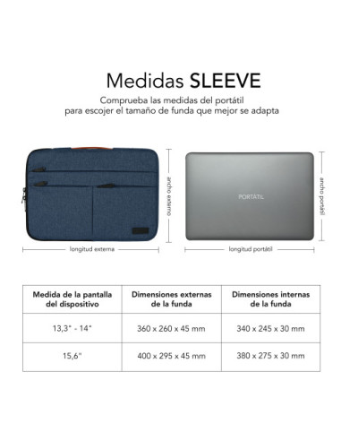 AIR PADDING 360 SLEEVE 15,6" BLUE