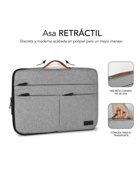 AIR PADDING 360 SLEEVE 15,6" LIGHT GREY